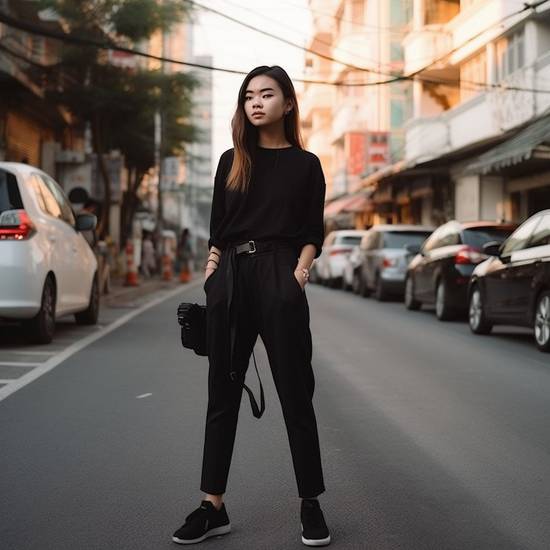 黑色褲子配什么顏色上衣好看，黑色褲子上衣配色搭配指南