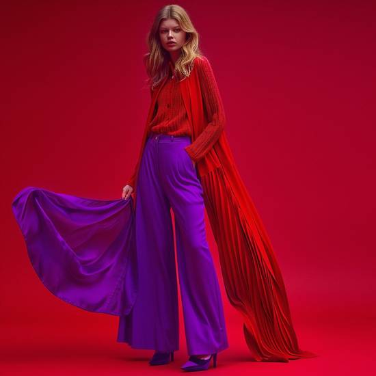 紫色褲子配什么顏色上衣好看，紫色褲子的時尚配色指南：25種上衣顏色優選方案