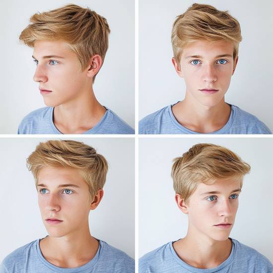 適合瓜子臉的短發發型男，瓜子臉男性短發發型精選指南