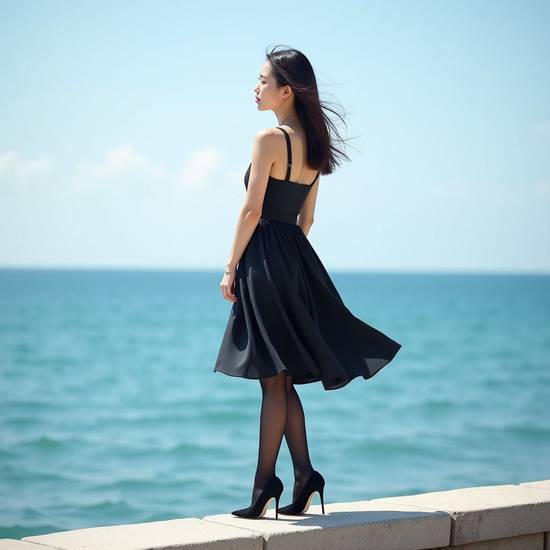 黑色裙子配什么顏色鞋子，黑色裙子鞋子顏色搭配指南