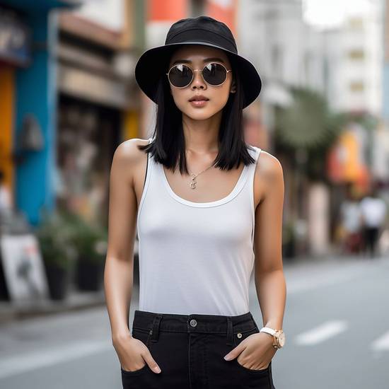 黑色裙子配什么顏色帽子，黑色裙子配帽指南：白灰藍(lán)粉四色優(yōu)雅方案