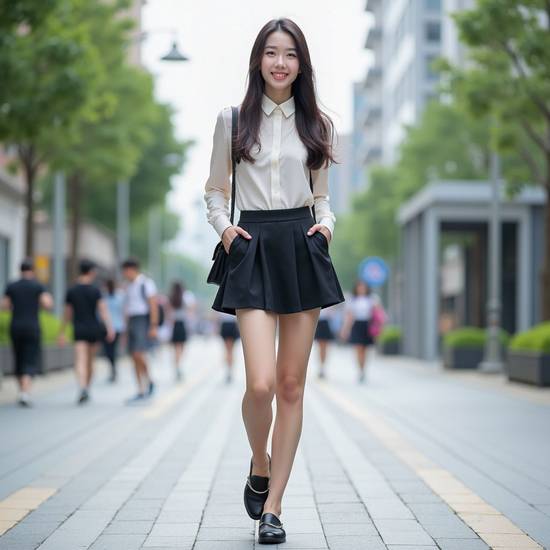 黑色裙子配什么上衣好看，黑色裙子上衣搭配指南