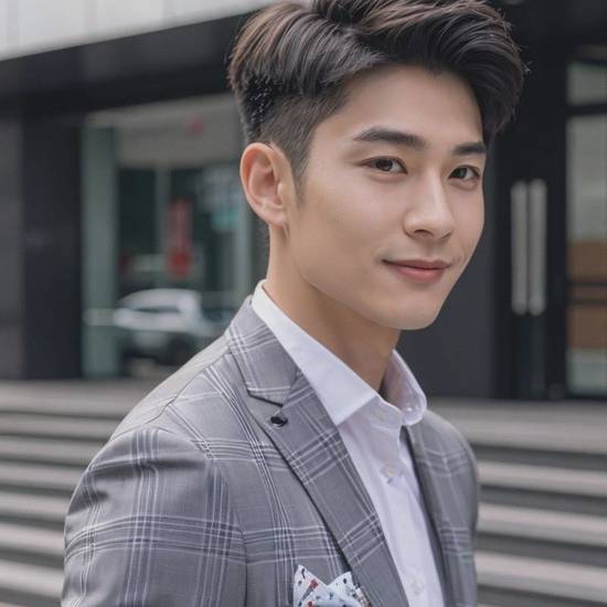 瓜子臉男適合什么發型，瓜子臉男生潮流發型精選，盡顯型男魅力