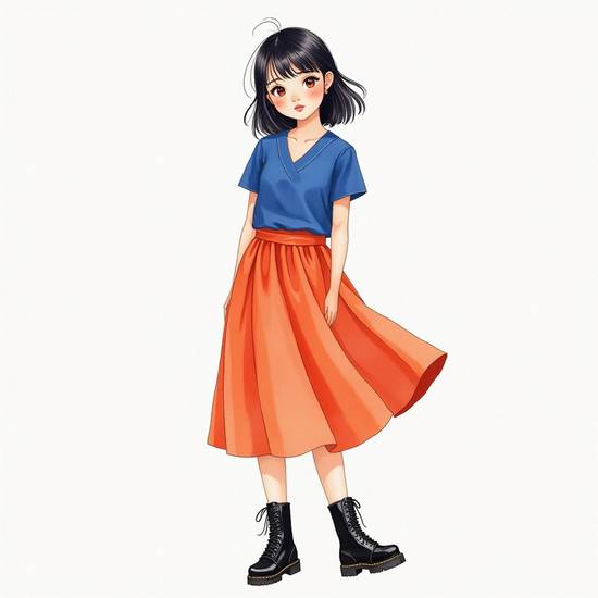 灰色上衣配什么顏色裙子好看，灰上衣配裙色彩指南，解鎖優雅高級穿搭術