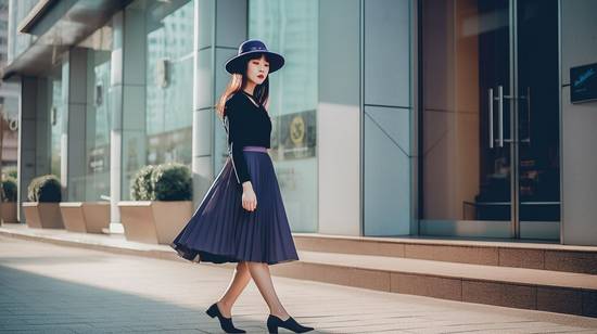 黑色裙子配什么顏色帽子，黑色裙子配帽指南：白灰藍(lán)粉四色優(yōu)雅方案