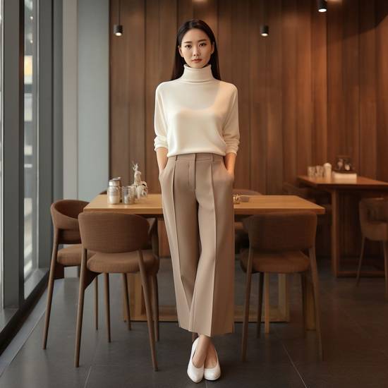 梨形身材適合穿什么褲子，梨形身材專屬顯瘦褲指南：高腰直筒闊腿必選