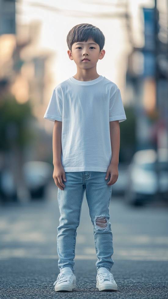 白t恤配什么褲子好看，清爽顯瘦白T恤最時髦褲子搭配指南