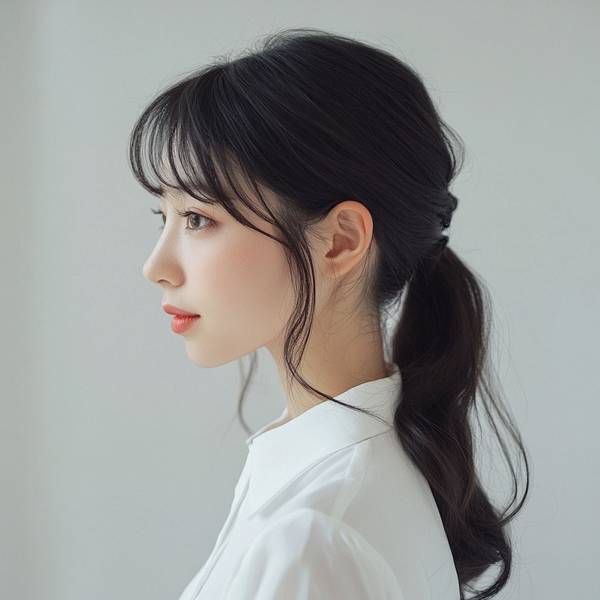 低馬尾怎么扎好看，簡單3步低馬尾扎法，讓你優雅氣質一整天