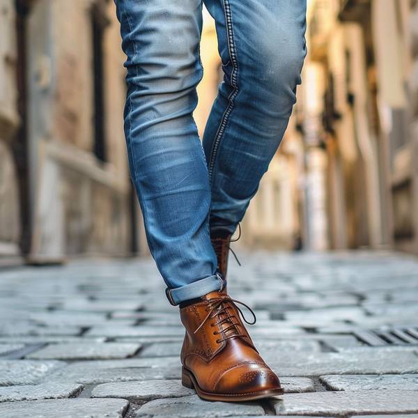 咖啡色鞋子配什么顏色褲子，咖啡色鞋子搭配指南三種配色方案盡顯潮流