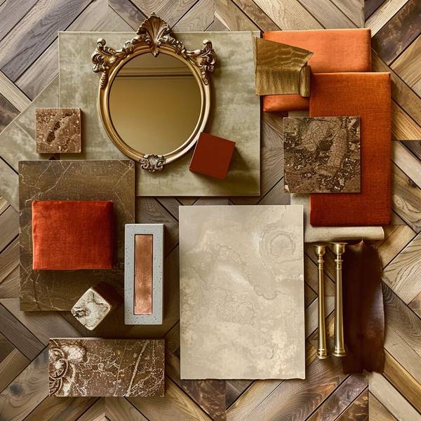 金色搭配什么顏色好看,燦金雅韻:探尋搭配杏白、墨綠、暗紅的復(fù)古美學(xué)密碼