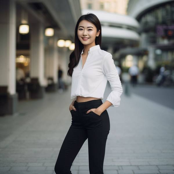 黑色的褲子配什么顏色的上衣,黑色褲子絕佳配色指南與上衣搭配全攻略