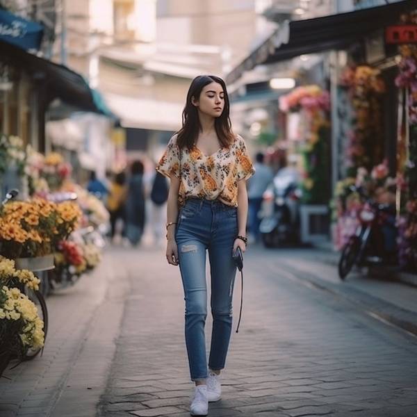 黃色上衣配什么顏色褲子好看,黃色上衣與牛仔褲搭配的時尚穿搭指南