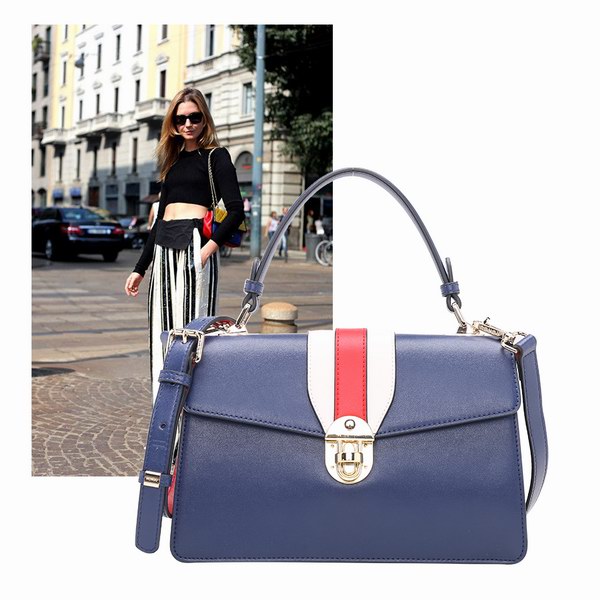 2017條紋大熱，添一個(gè)HONGU包包讓造型加分！