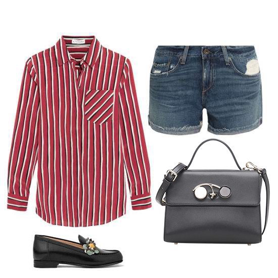 2017條紋大熱，添一個(gè)HONGU包包讓造型加分！